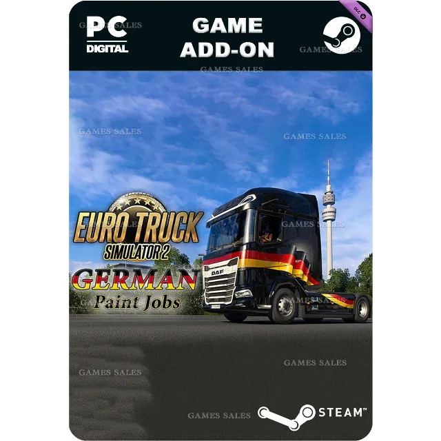 ✅💙EURO TRUCK SIMULATOR 2 GERMAN PAINT JOBS PACK💙STEAM