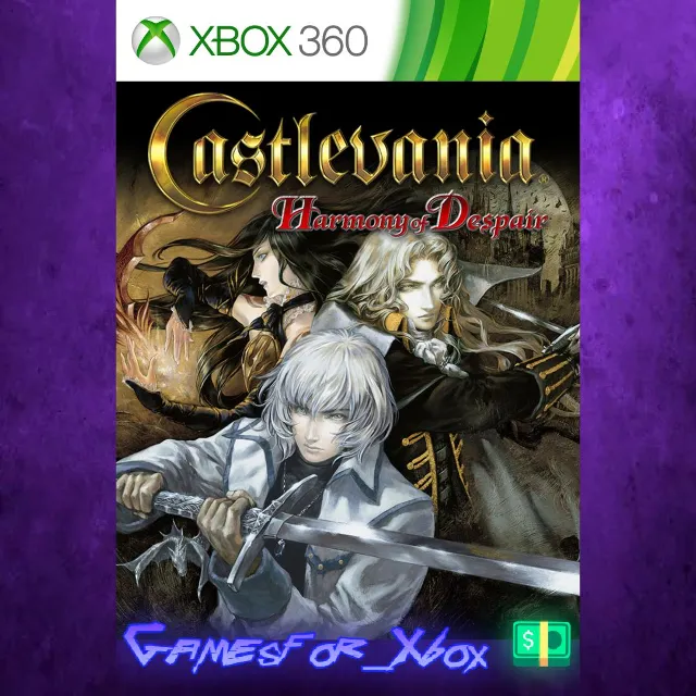 ☀️Castlevania Harmony of Despair XBOX