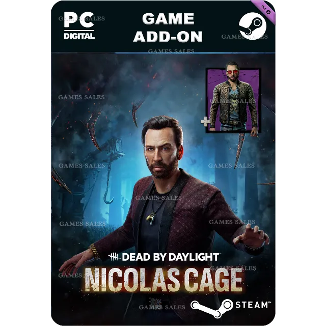 ✅💙DEAD BY DAYLIGHT - NICOLAS CAGE CHAPTER PACK💙STEAM