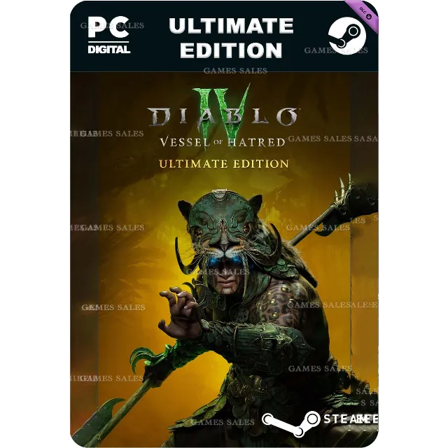 ✅💙DIABLO IV VESSEL OF HATRED ULTIMATE💙STEAM GIFT🤖