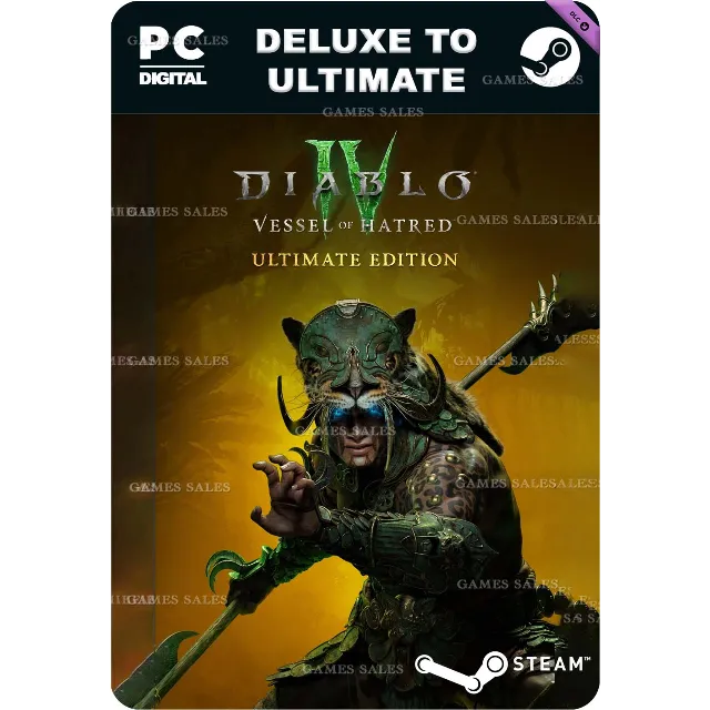 ✅💙DIABLO IV: VESSEL OF HATRED DELUXE TO ULTIMATE UPGRA