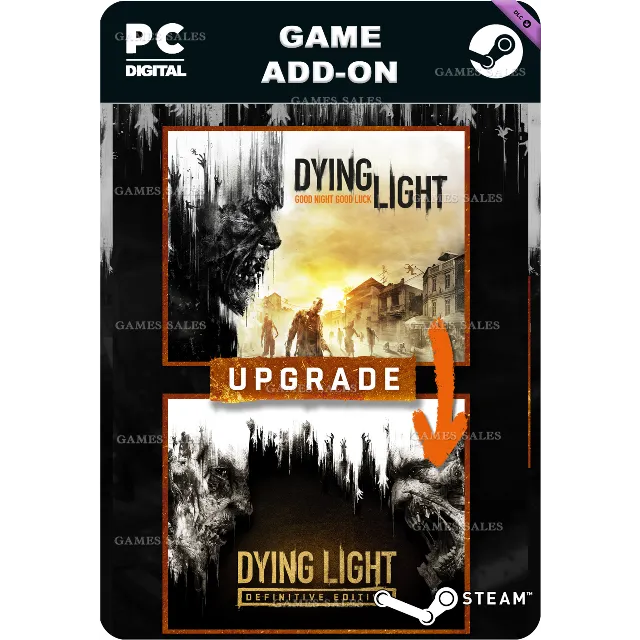 ✅💙DYING LIGHT - STANDARD TO DEFINITIVE UPGRADE💙STEAM