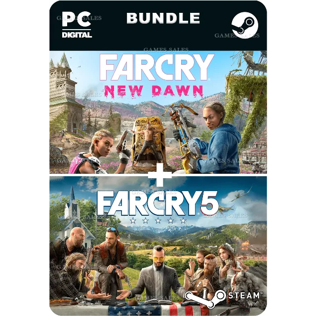 ✅💙FAR CRY 5 + FAR CRY NEW DAWN DELUXE EDITION BUNDLE