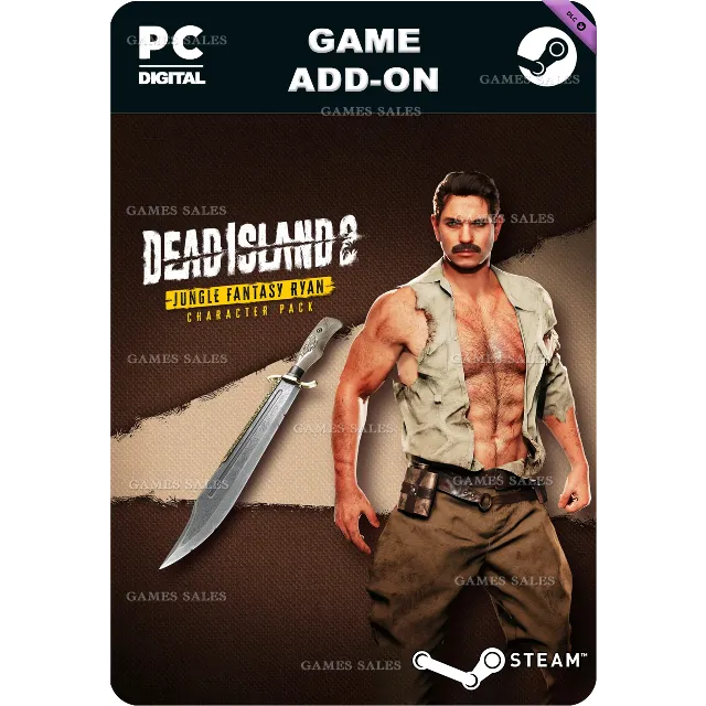 ✅💙DEAD ISLAND 2 - CHARACTER PACK: JUNGLE FANTASY RYAN