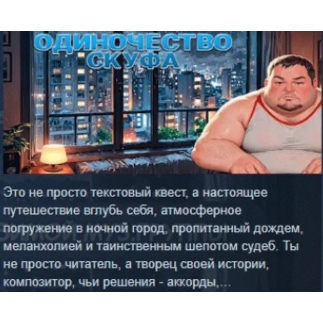 Одиночество Скуфа STEAM KEY GLOBAL+РОССИЯ ЛИЦЕНЗИЯ