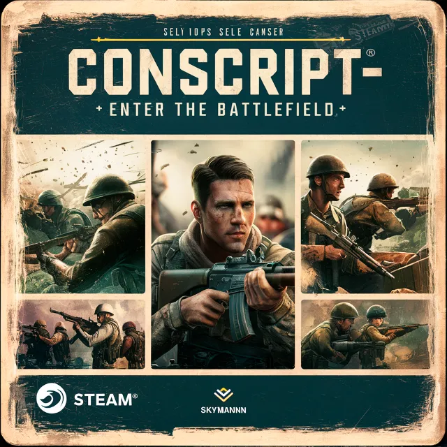 🔴CONSCRIPT DELUXE🔴🟡STEAM КЛЮЧ⭐(✅РФ+CНГ+ТУРЦИЯ✅)
