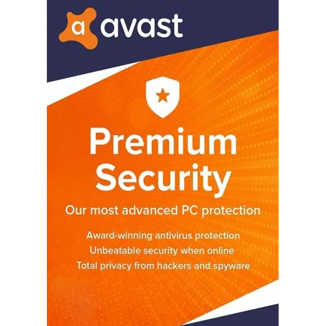 Avast Premium Security 1 год / 10 устройств по всему ми
