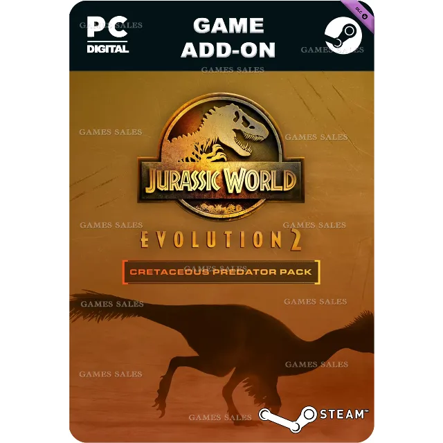✅💙JURASSIC WORLD EVOLUTION 2: CRETACEOUS PREDATOR PACK