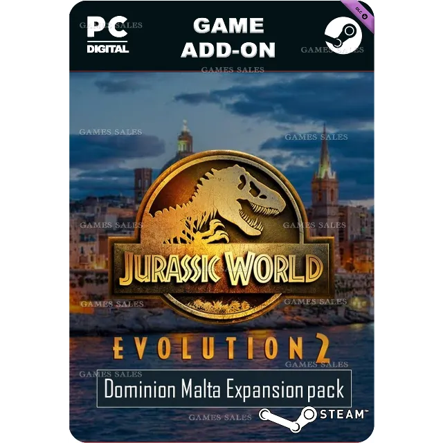 ✅💙JURASSIC WORLD EVOLUTION 2: DOMINION MALTA EXPANSION