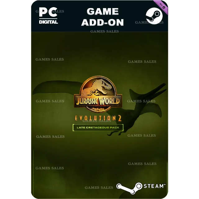 ✅💙JURASSIC WORLD EVOLUTION 2: LATE CRETACEOUS PACK💙