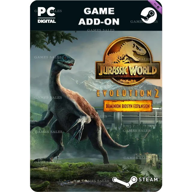 ✅💙JURASSIC WORLD EVOLUTION 2 DOMINION BIOSYN EXPANSION