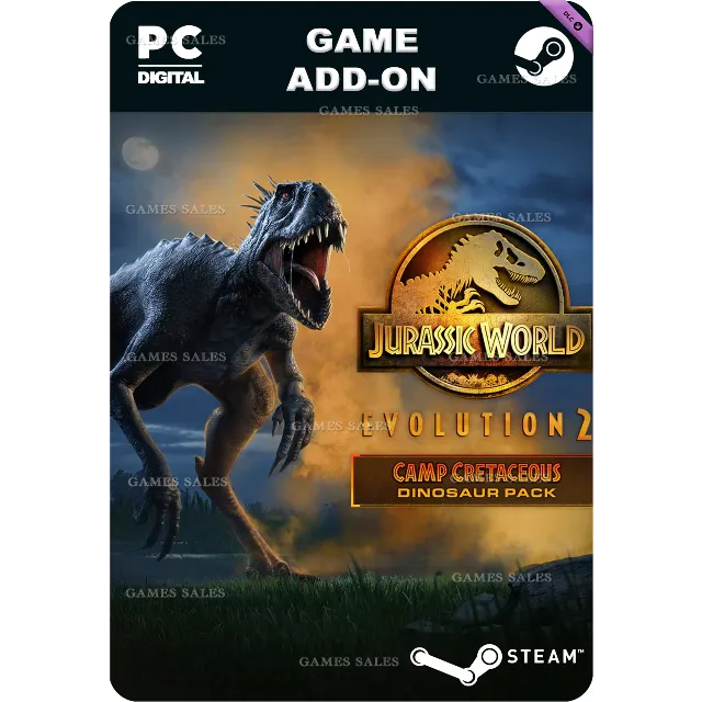 ✅💙JURASSIC WORLD EVOLUTION 2: CAMP CRETACEOUS DINOSAUR