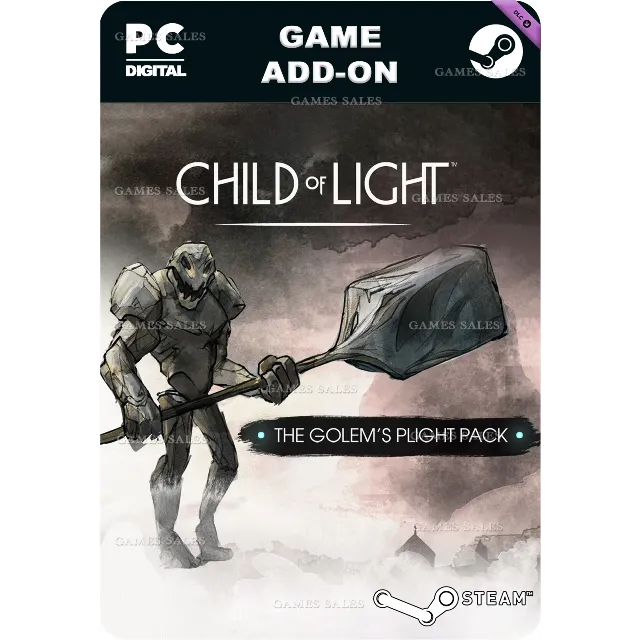 ✅💙CHILD OF LIGHT - THE GOLEM’S PLIGHT PACK💙STEAM GIFT