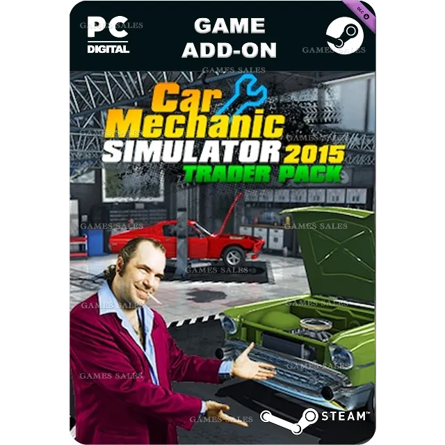 ✅💙CAR MECHANIC SIMULATOR 2015 - TRADER PACK💙STEAM