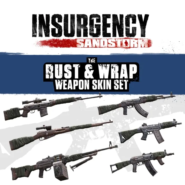 ✅Insurgency: Sandstorm - Rust &amp; Wrap Weapon Skin Set