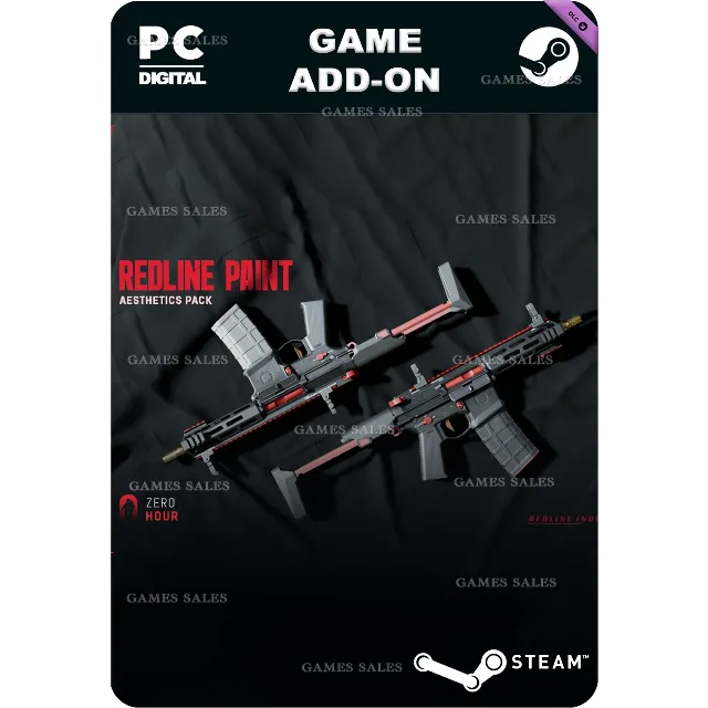 ✅💙ZERO HOUR - AESTHETICS PACK "REDLINE"💙STEAM GIFT