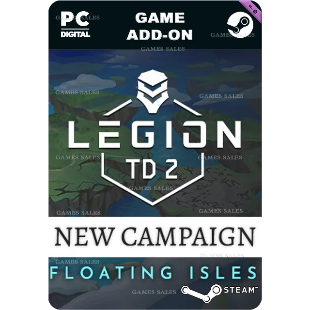 ✅💙LEGION TD 2 - FLOATING ISLES CAMPAIGN💙STEAM GIFT🤖