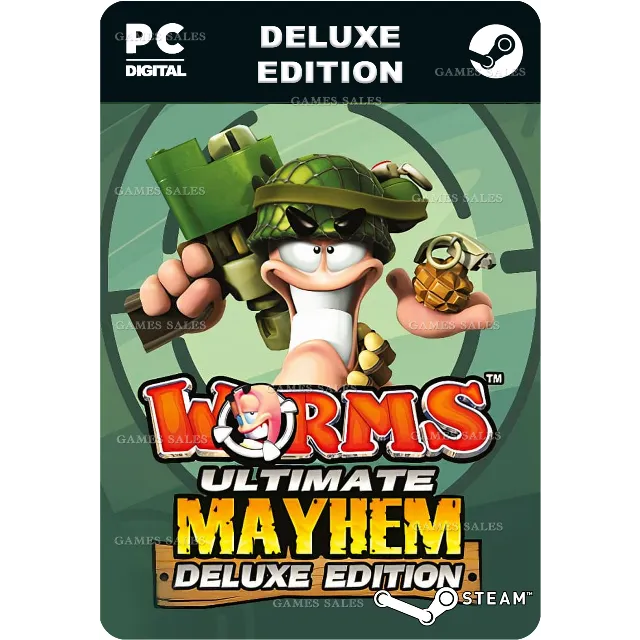 ✅💙WORMS ULTIMATE MAYHEM DELUXE EDITION💙STEAM GIFT🤖