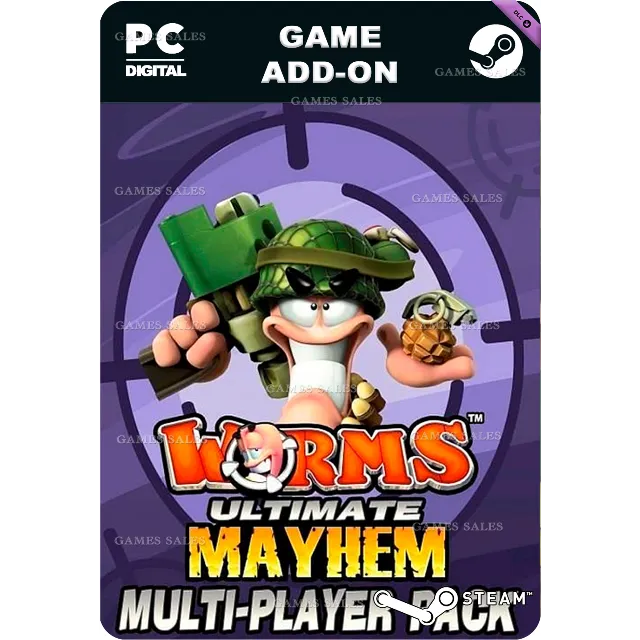 ✅💙WORMS ULTIMATE MAYHEM - MULTIPLAYER PACK DLC💙STEAM