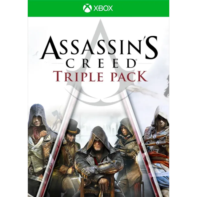 Assassin's Creed Triple Pack - Black Flag, Unity, Syndicate (Xbox) Аренда