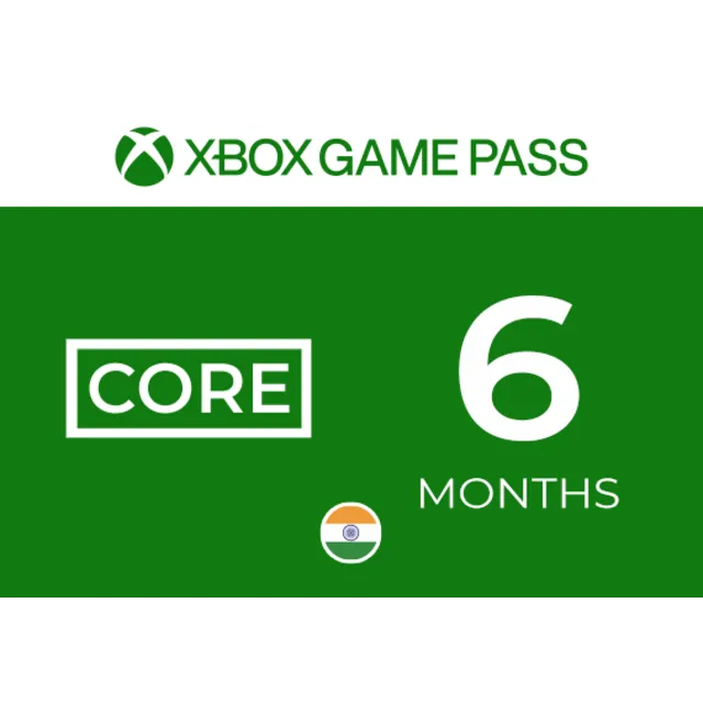 Xbox Game Pass Essential (Core) на 6 месяцев Подарочная ка