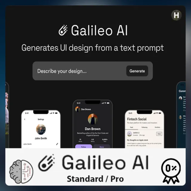 🤖⭐GALILEO AI🔥ПРОДЛЕНИЕ/ПОДПИСКА - БЫСТРО - 1 МЕСЯЦ ⭐