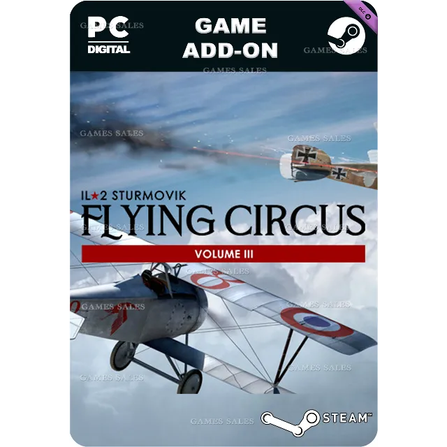 ✅💙IL-2 STURMOVIK: FLYING CIRCUS - VOLUME III💙STEAM