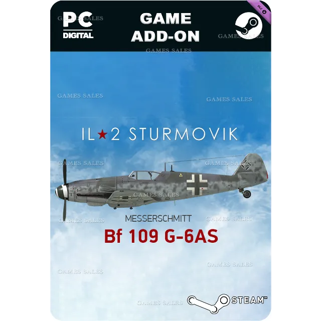 ✅💙ИЛ-2 ШТУРМОВИК: МЕССЕРШМИТТ BF 109 G-6AS💙STEAM GIFT