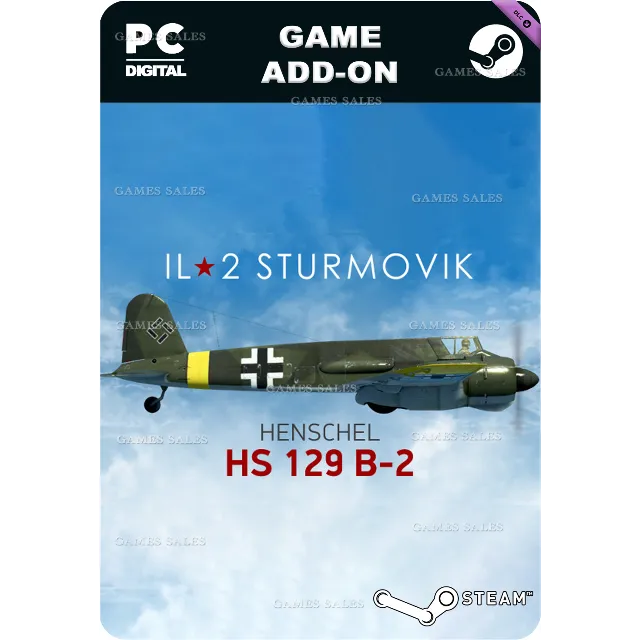 ✅💙ИЛ-2 ШТУРМОВИК: ХЕНШЕЛЬ HS 129 B-2💙STEAM GIFT🤖АВТО