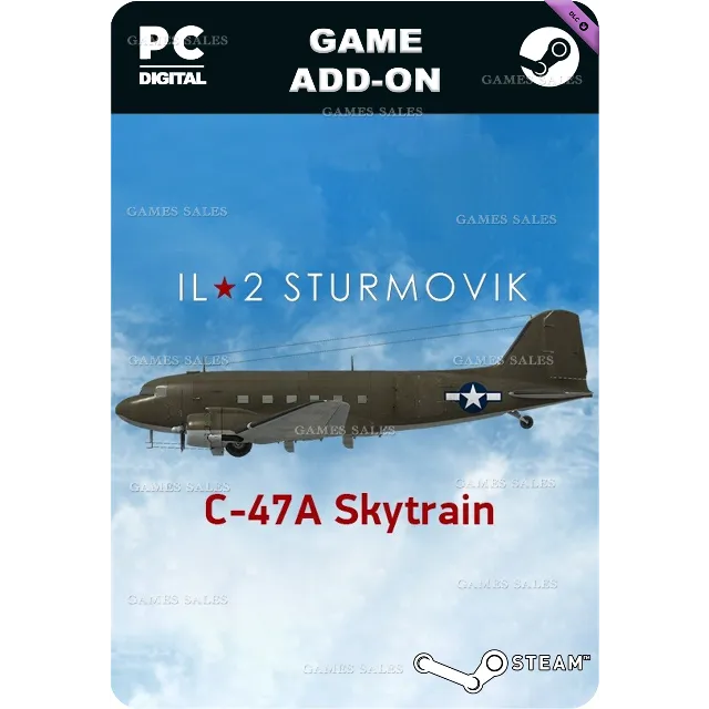 ✅💙ИЛ-2 ШТУРМОВИК: ДУГЛАС C-47A "СКАЙТРЕЙН"💙STEAM GIFT
