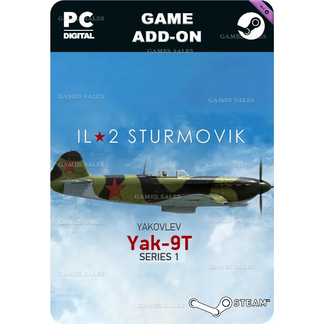✅💙ИЛ-2 ШТУРМОВИК: ЯК-9Т 1-Й СЕРИИ💙STEAM GIFT🤖АВТО