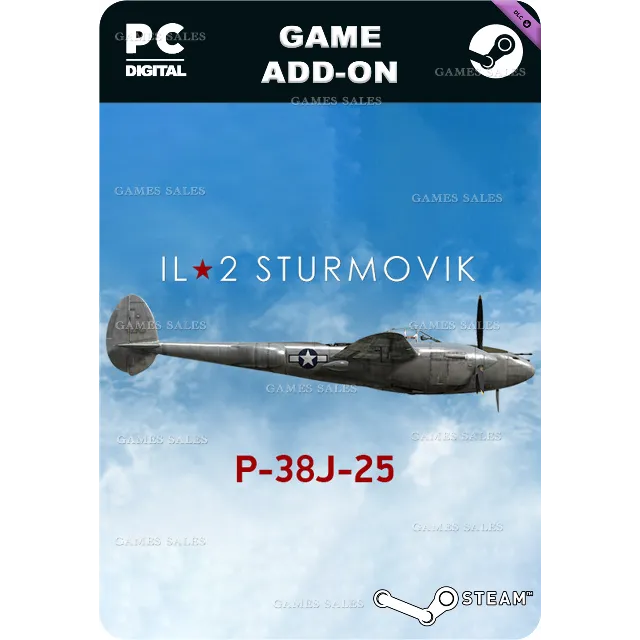 ✅💙ИЛ-2 ШТУРМОВИК: P-38J-25💙STEAM GIFT🤖АВТОДОСТАВКА🤖