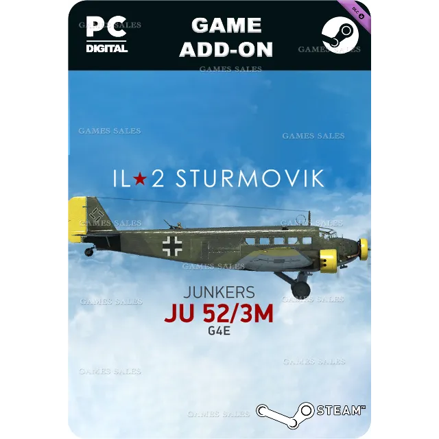 ✅💙ИЛ-2 ШТУРМОВИК: ЮНКЕРС JU 52/3M💙STEAM GIFT🤖АВТО