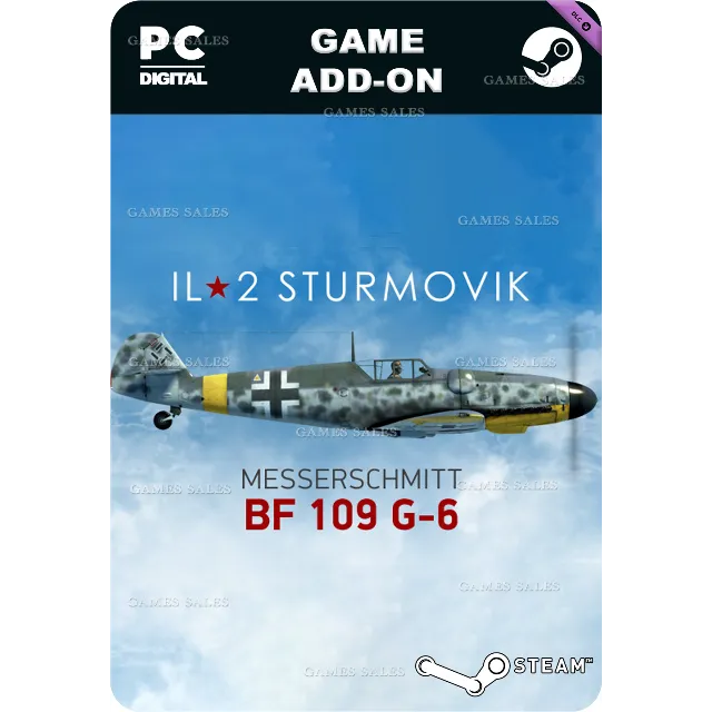 ✅💙ИЛ-2 ШТУРМОВИК: МЕССЕРШМИТТ BF 109 G-6💙STEAM GIFT🤖