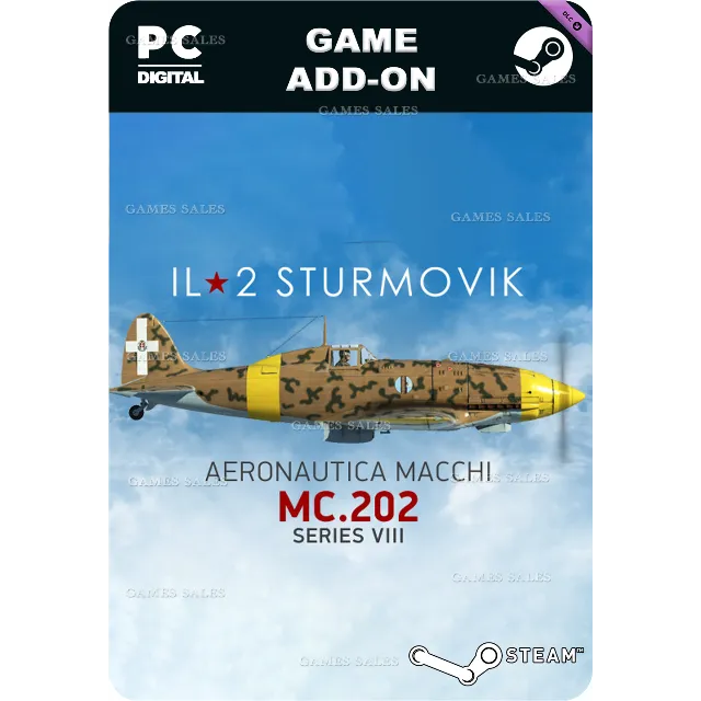 ✅💙ИЛ-2 ШТУРМОВИК: MC.202 ФО́ЛЬГОРЕ СЕРИЯ VIII💙STEAM