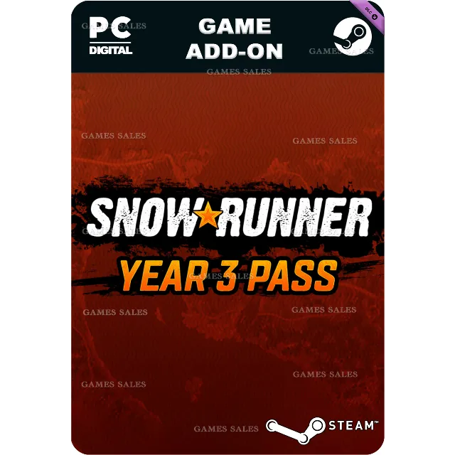 ✅💙SNOWRUNNER - YEAR 3 PASS💙STEAM GIFT🤖АВТОДОСТАВКА🤖