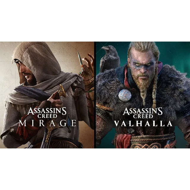 ✅ASSASIN'S CREED MIRAGE &amp; VALHALLA • XBOX ONE &amp; X|S🎮