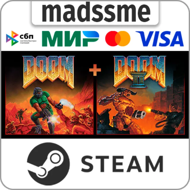 DOOM + DOOM II * RU/KZ/СНГ/TR/AR * STEAM 🚀 АВТО