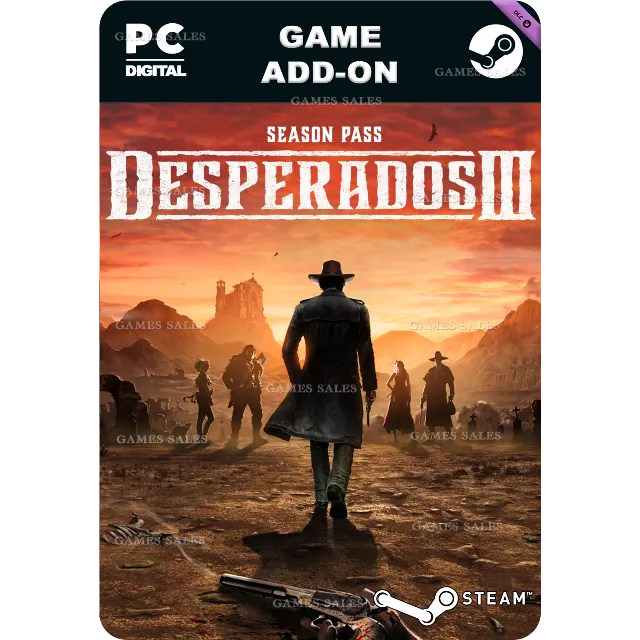 ✅💙DESPERADOS III SEASON PASS💙STEAM GIFT🤖АВТОДОСТАВКА