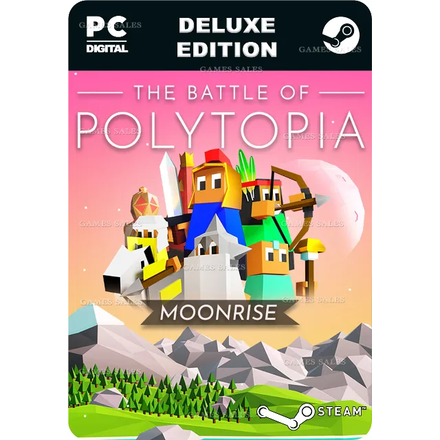 ✅💙THE BATTLE OF POLYTOPIA: MOONRISE - DELUXE💙STEAM
