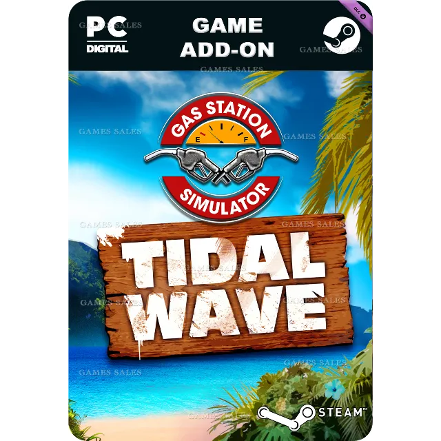 ✅💙GAS STATION SIMULATOR - TIDAL WAVE DLC💙STEAM GIFT🤖