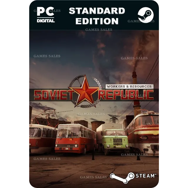 ✅💙WORKERS &amp; RESOURCES: SOVIET REPUBLIC💙STEAM GIFT🤖