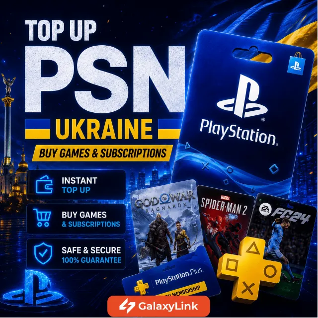 🎮 Пополнение PSN Бумажника/ Покупка игр - Украина! 💸