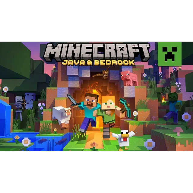 MINECRAFT Java + Bedrock Edition ДЛЯ ПК