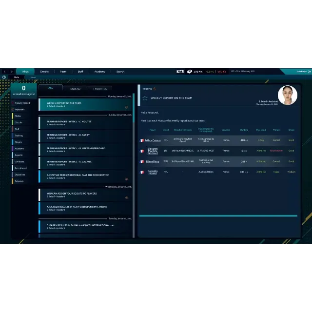 Tennis Manager 2021  КЛЮЧ🔑 STEAM РФ+СНГ