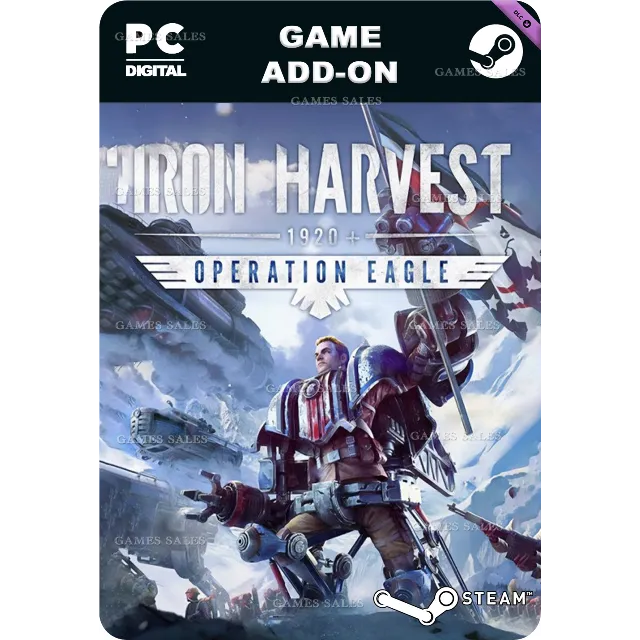 ✅💙IRON HARVEST: - OPERATION EAGLE DLC💙STEAM GIFT🤖