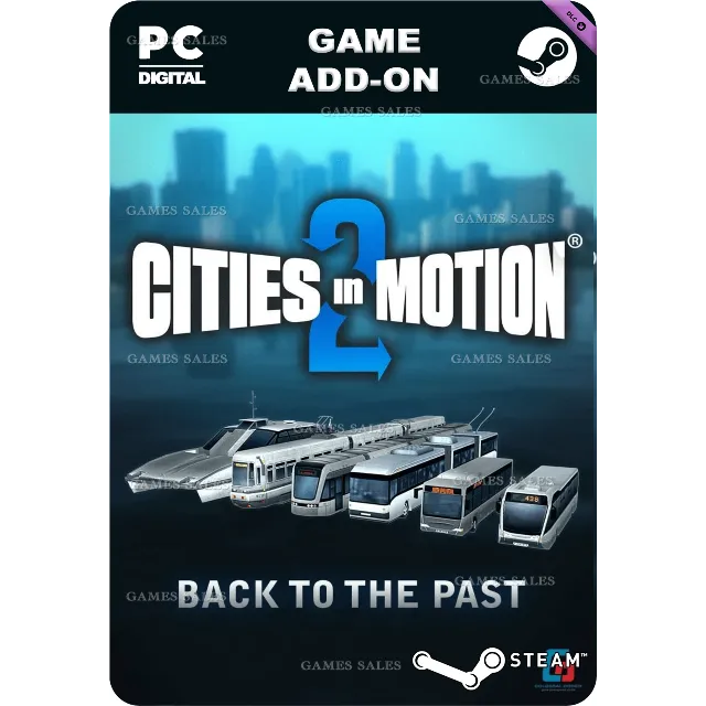 ✅💙CITIES IN MOTION 2: BACK TO THE PAST💙STEAM GIFT🤖