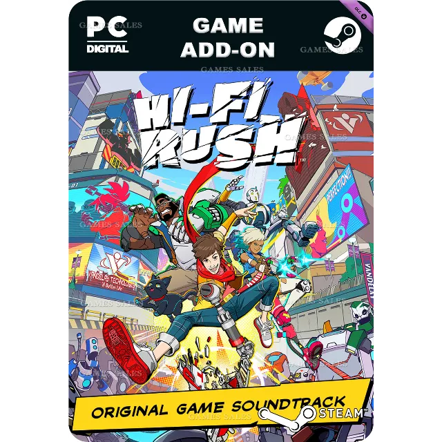 ✅💙ОРИГИНАЛЬНЫЙ САУНДТРЕК HI-FI RUSH💙STEAM GIFT🤖АВТО