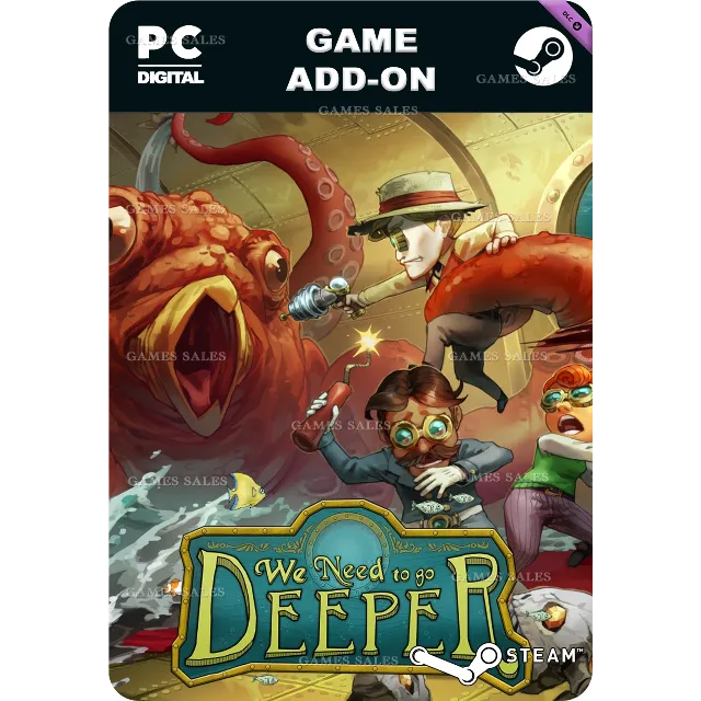 ✅💙WE NEED TO GO DEEPER - SUPPORTER PACK💙STEAM GIFT🤖