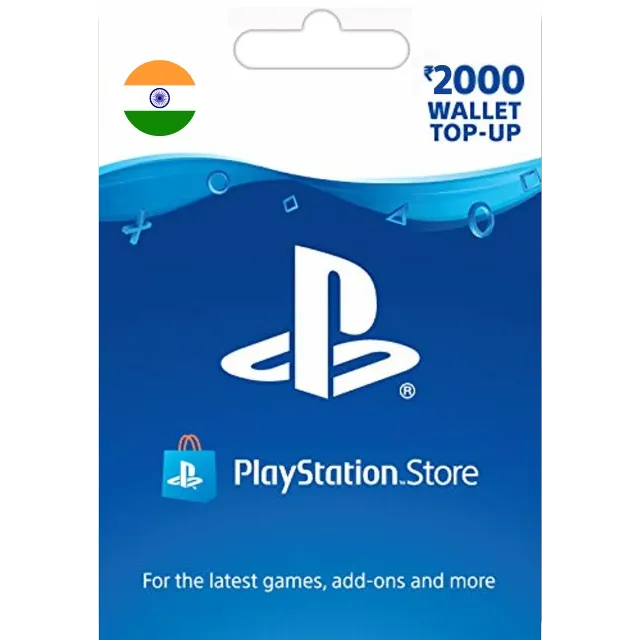 КАРТА PLAYSTATION PSN - 2000 РУПИЙ RS 🇮🇳🔥ИНДИЯ INR